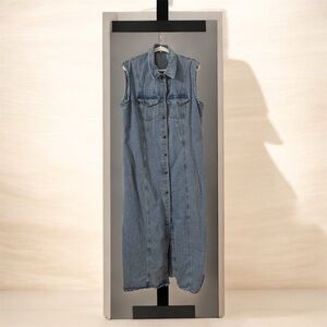 Fashion Nova Light Blue Denim Dress